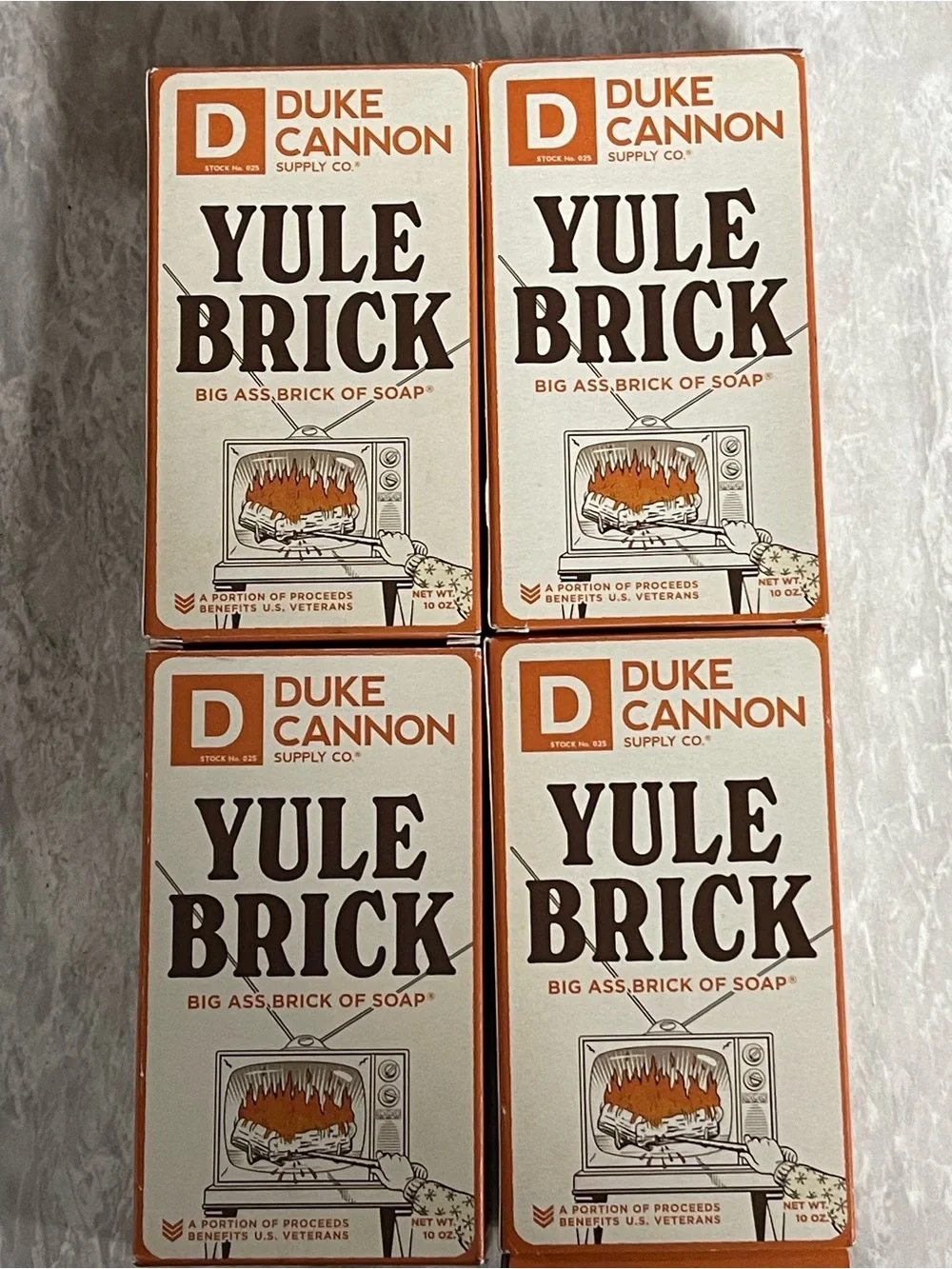 Discontinued Duke Cannon Soap Yule Brick 10oz Lot of 4